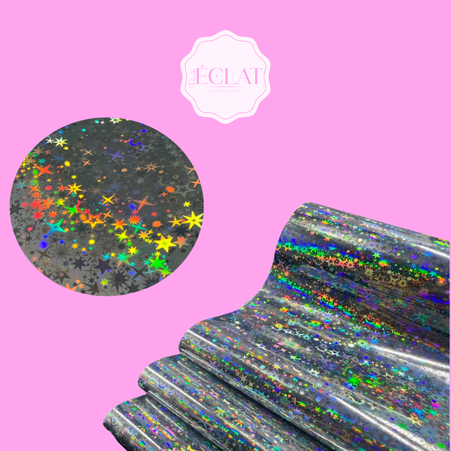 SILVER STARS HOLOGRAPHIC TONER REACTIVE FOIL