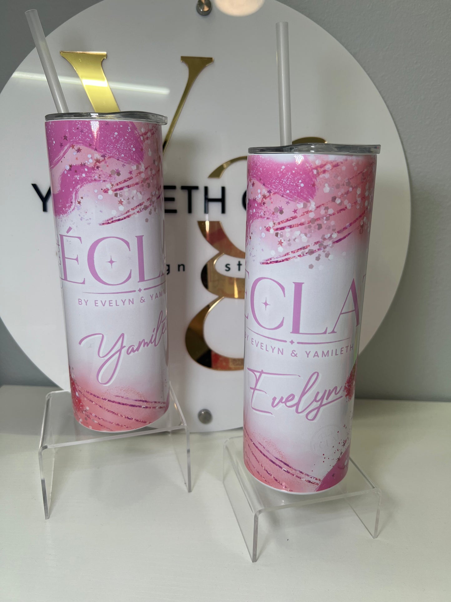 PINK ÉCLAT 20OZ SUBLIMATED CUP ✨💖
