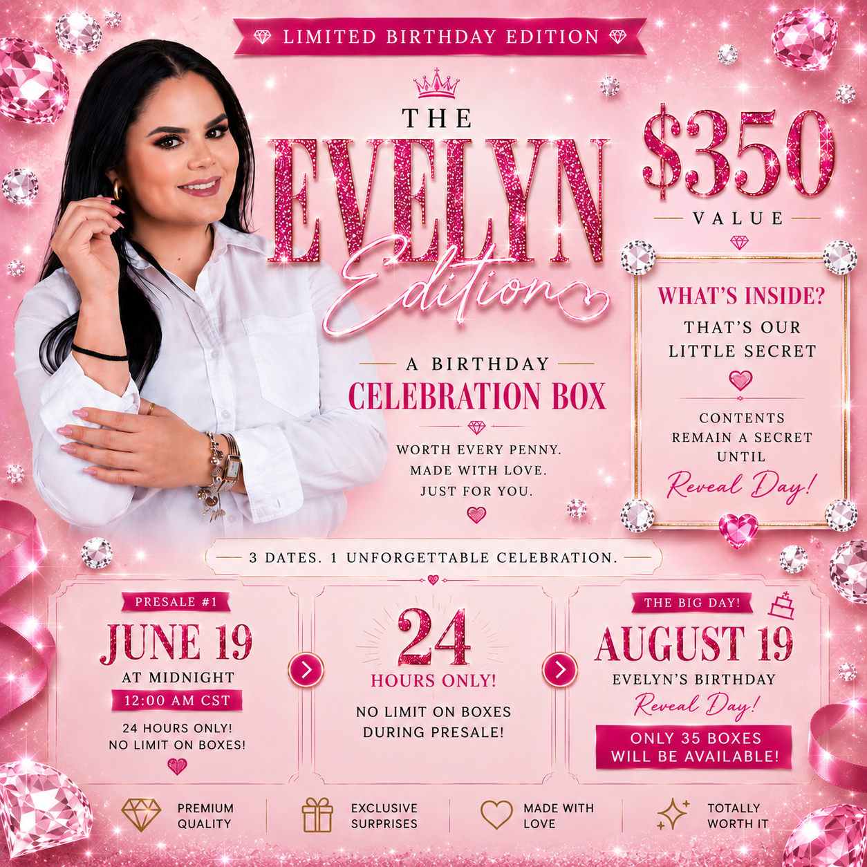 THE EVELYN'S CELEBRATION BOX PRE-SALE