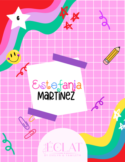 Personalized Back-to-School Name File – Digital Download