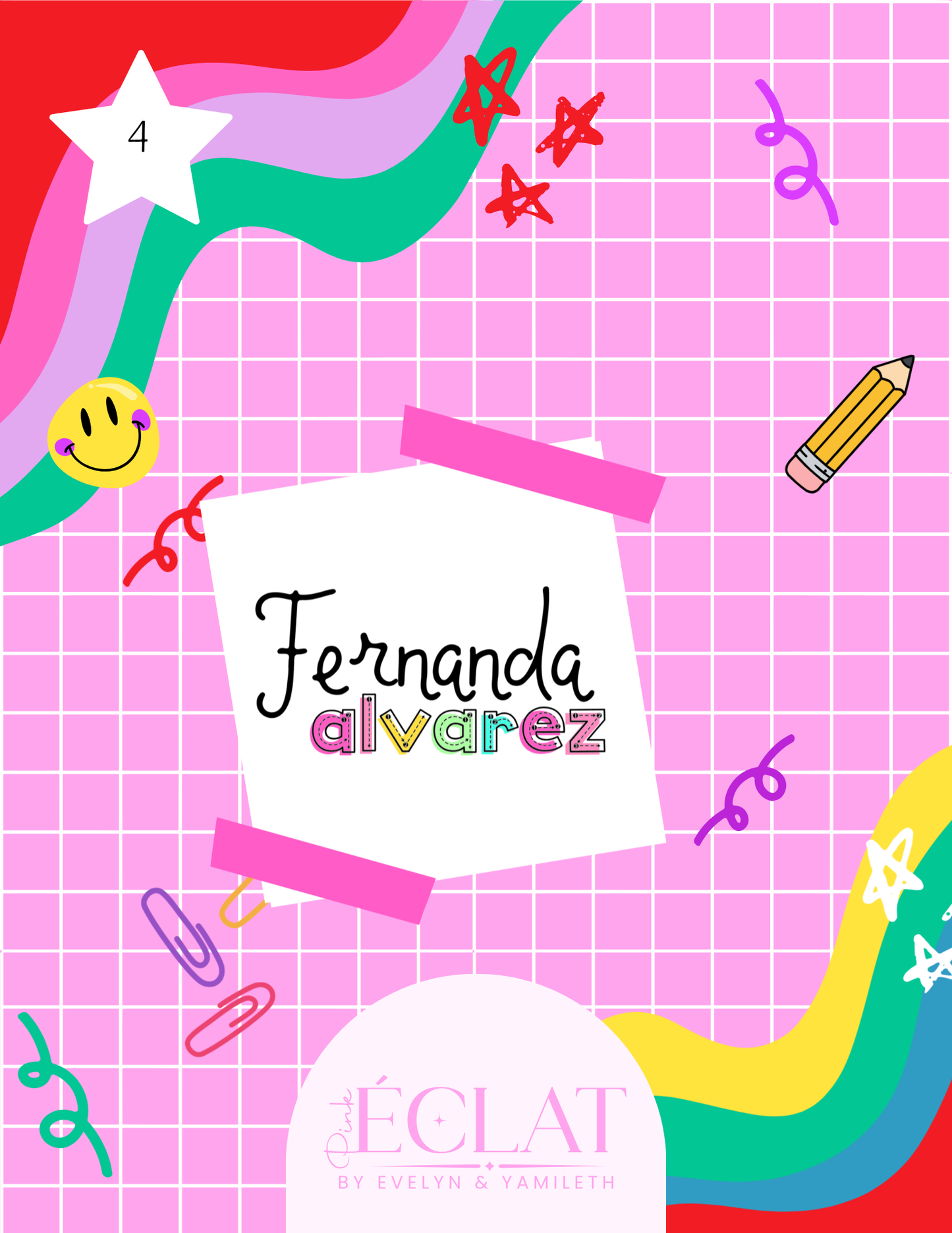 Personalized Back-to-School Name File – Digital Download