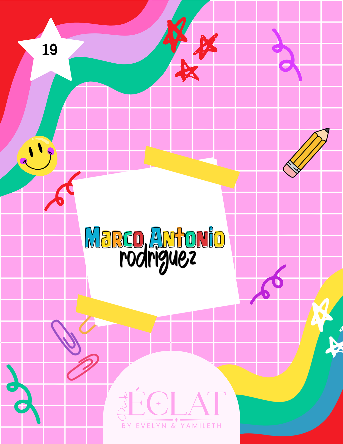 Personalized Back-to-School Name File – Digital Download