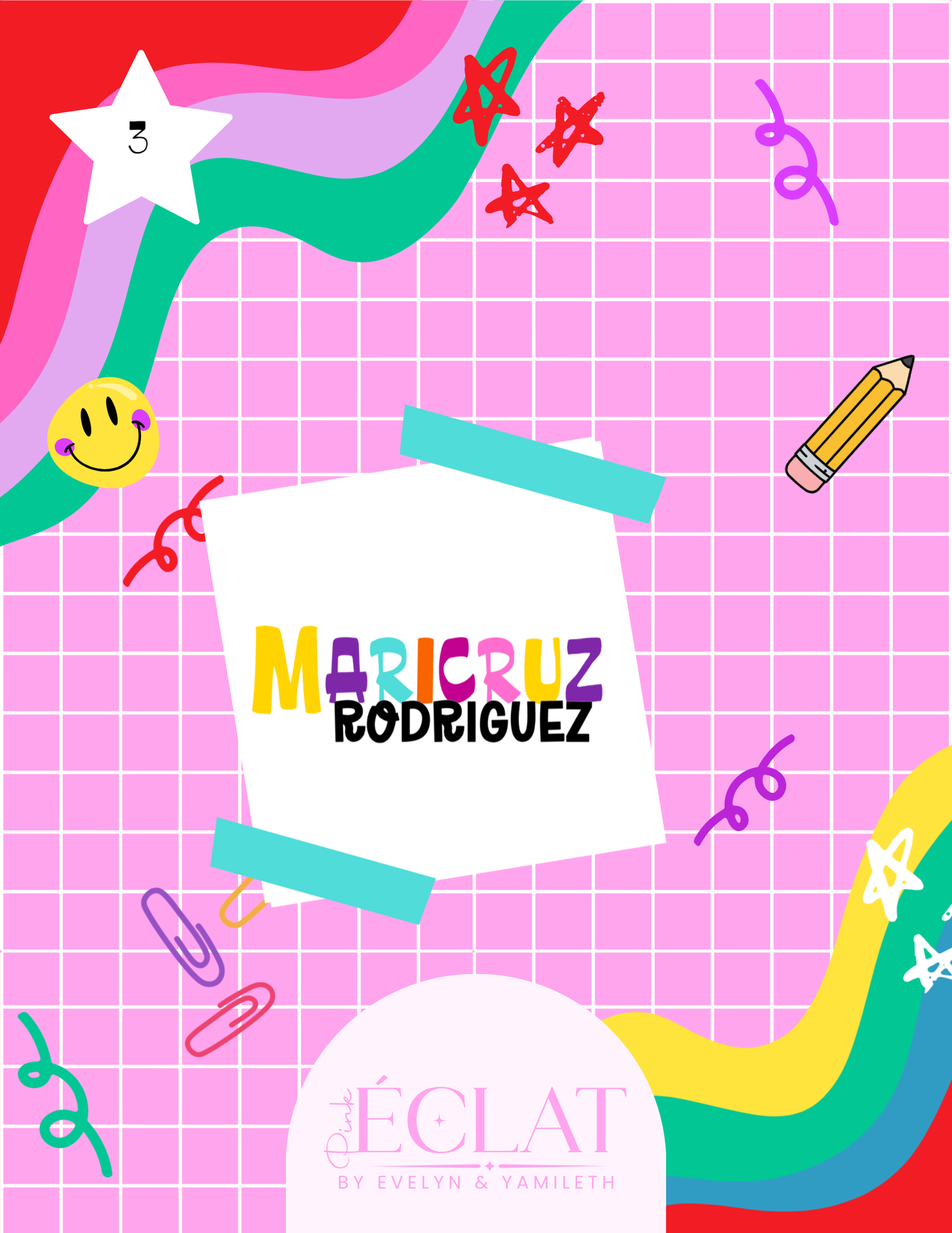 Personalized Back-to-School Name File – Digital Download
