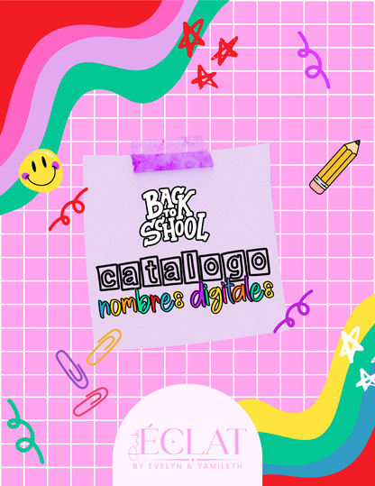 Personalized Back-to-School Name File – Digital Download
