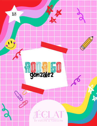 Personalized Back-to-School Name File – Digital Download