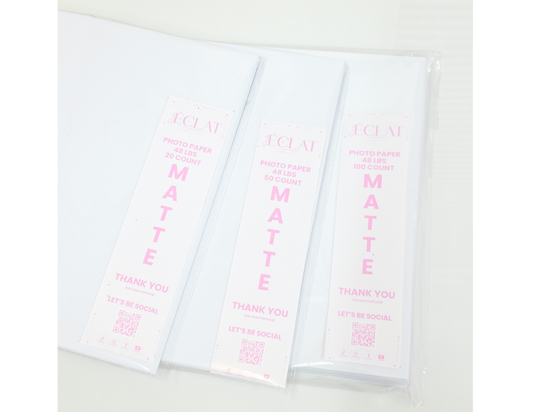 PINK ÉCLAT MATTE PHOTO PAPER 48LBS