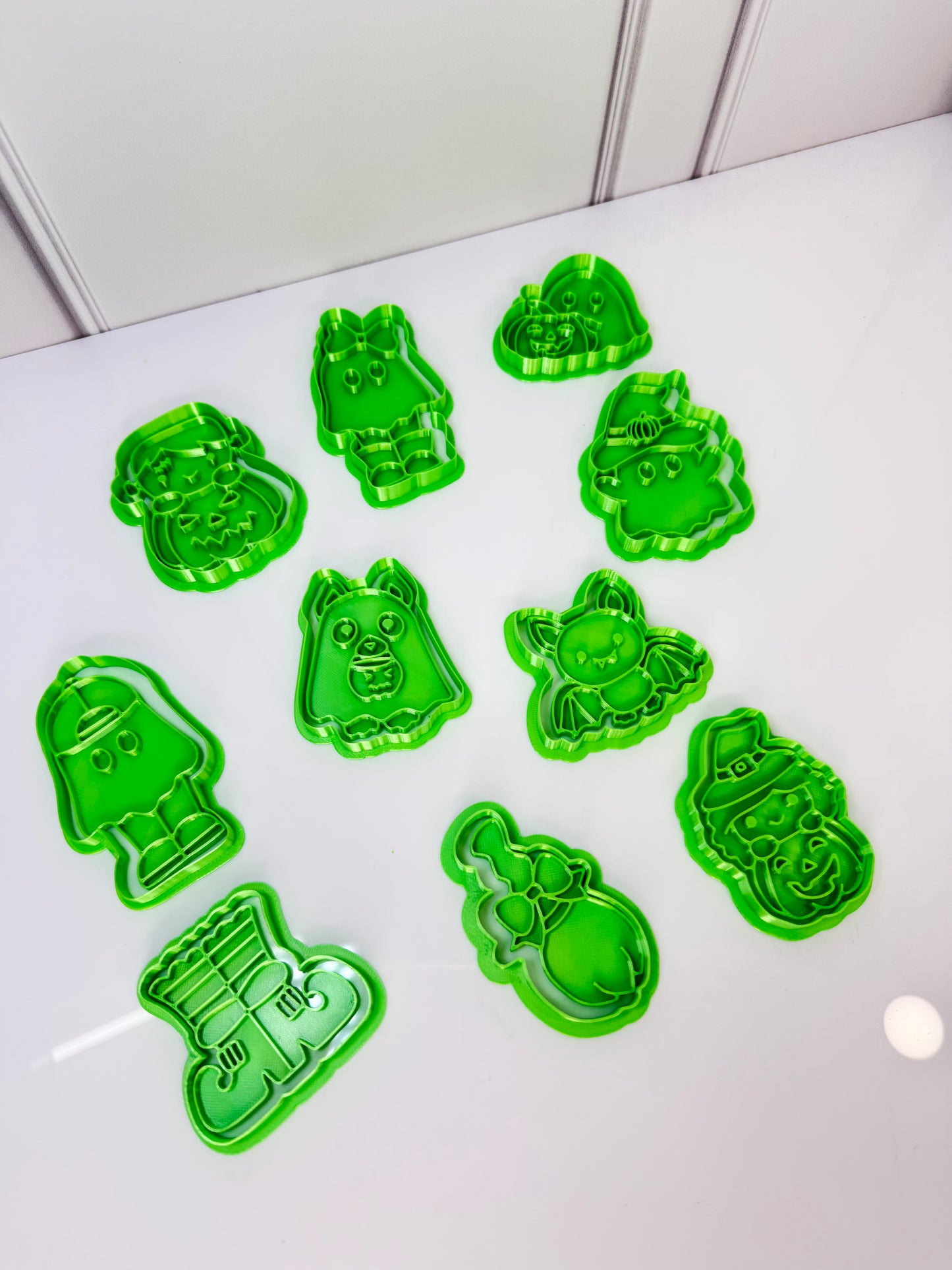 Mini Play-Doh Cutter + Stamp Sets- Halloween Edition