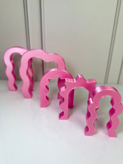 3D-Printed Product Photography Props | Arches & Display Risers