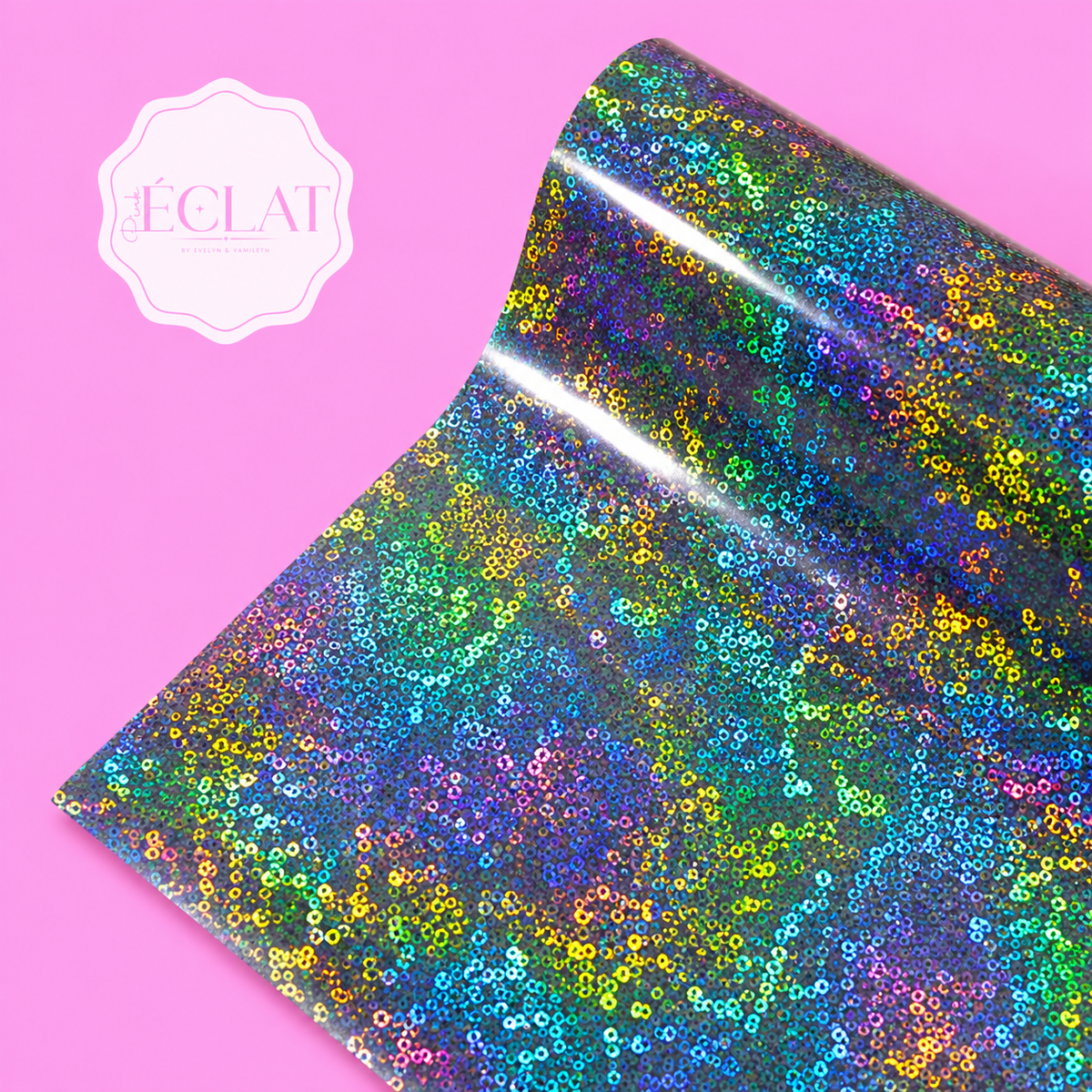 SILVER SEQUIN HOLOGRAPHIC TONER REACTIVE FOIL