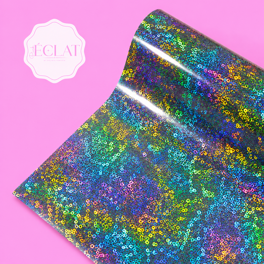 SILVER SEQUIN HOLOGRAPHIC TONER REACTIVE FOIL