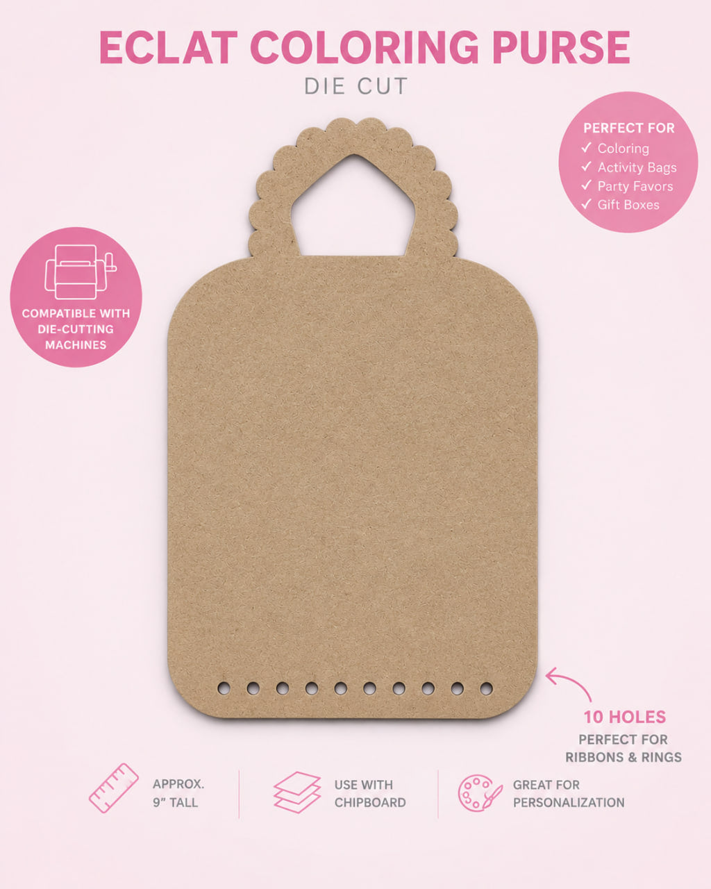 ECLAT COLORING PURSE BOOK